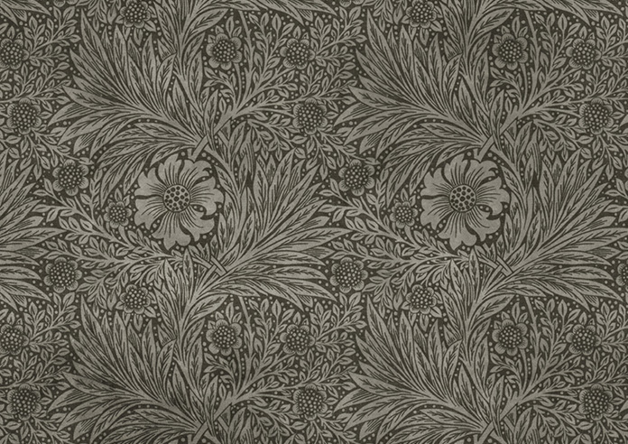 William Morris At Home Marigold Velvet, Iron - Roman Blind - Image 7